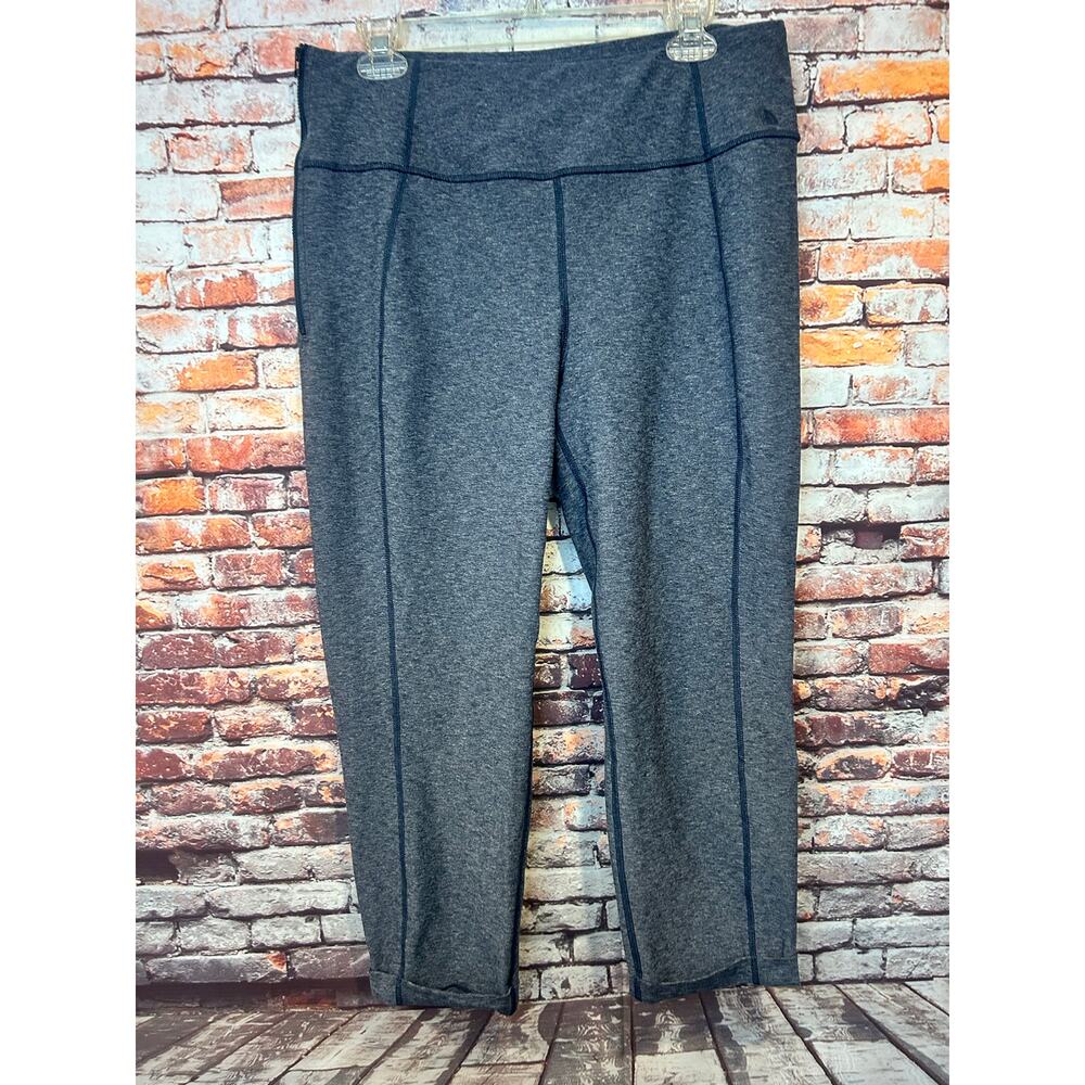 The North Face gray flashdry pants nylon side zipper cuffed women's size large
